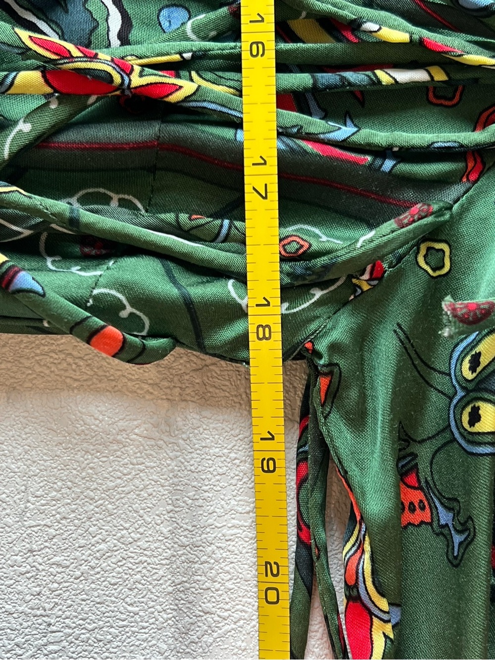 Zara Woman Fringe Green Patterned Dress /western/coastal cowgirl/patchwork - Picture 6 of 7